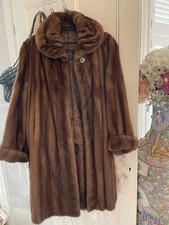 Saga Buff Mink Swing Coat Custom Made