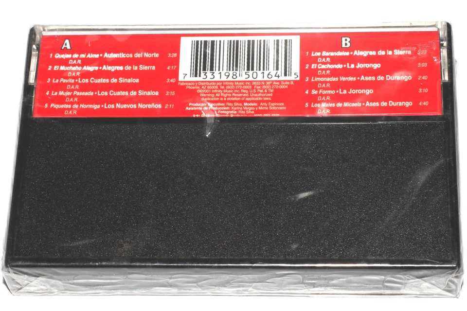 Pura Pachanga Norteña Para Esta Navidad (Cassette Tape 2001) NUEVO NEW SEALED - Image 2 of 4