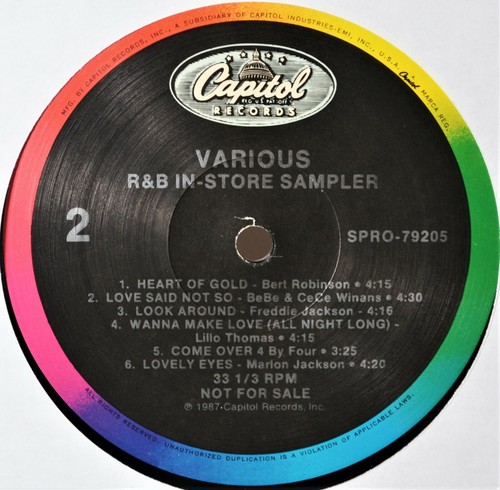 It Came from Hollywood Capitol R&B Sampler LP NM Vinyl Tina Turner -Coupons! - Picture 5 of 5