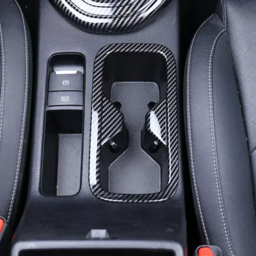 Kia Forte K3 2019-2024 Carbon Fiber ABS Interior Hood Trim Front Cup Holder - Foto 2 di 3