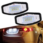 New Listing2Pcs 18 Led License Plate Light Direct For Tl Acura Tsx Mdx Rl Ilx Honda Accord