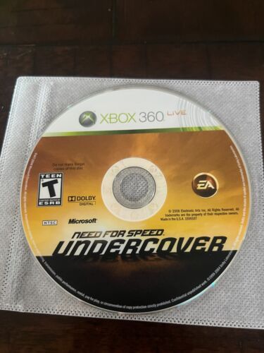 Need for Speed: Undercover (Microsoft Xbox 360, 2008) DISC ONLY - Bild 1 von 2