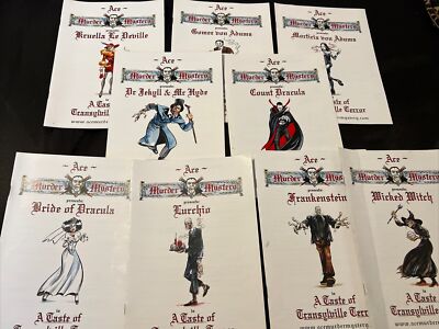 A taste of transylville terror character book lot