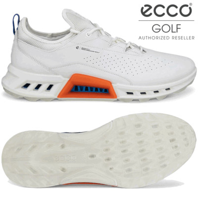 ECCO M GOLF BIOM C4 GORE-TEX HERREN GOLFSCHUHE / WEISS / MAZARINE / NEU MODELL 2024