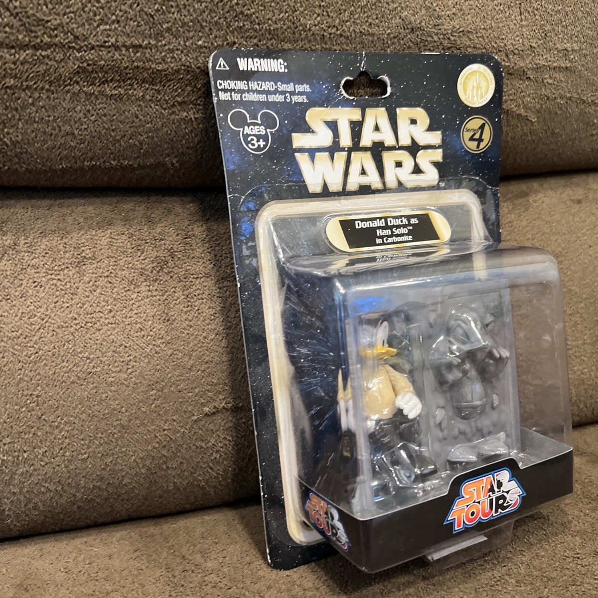 2010 STAR WARS Disney Star Tours DONALD DUCK as HAN SOLO in