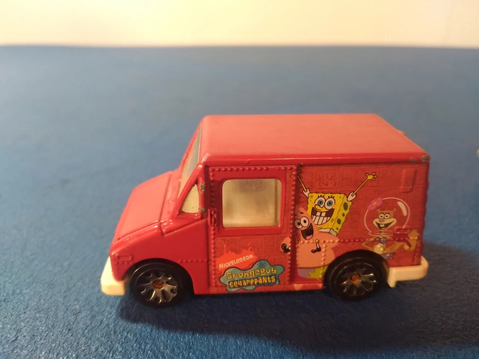 Vintage 1999 Matchbox Delivery Service Truck 1:68 Die Cast Spongebob Squarepants - Image 2 of 4