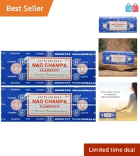 Satya Agarbatti 2-Pack: Hand Rolled Incense Sticks for Yoga & Relaxation