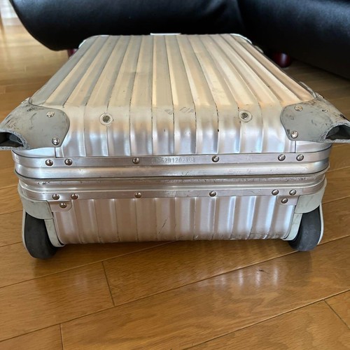 Rimowa Suitcase Aluminum 32L 2-wheels Silver Carry Case - Picture 6 of 8