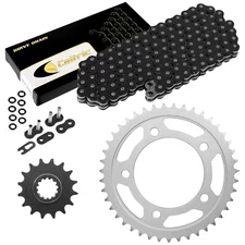 Black O-Ring Drive Chain & Sprockets Kit for Honda CB900F 919 Hornet 2002-2007