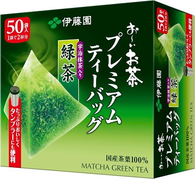 Ito En Oi Ocha Premium Grünteebeutel 50ct | Uji Matcha Mischung aus Japan