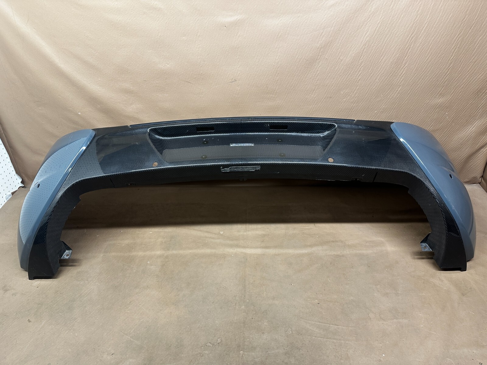 2015-2017 McLaren 650S Spider Carbon Fiber Rear Bumper Cover Sensor Holes OEM