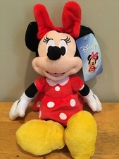 NWT Disney Minnie Mouse 11 " Plush Beanbag Doll with hangtag