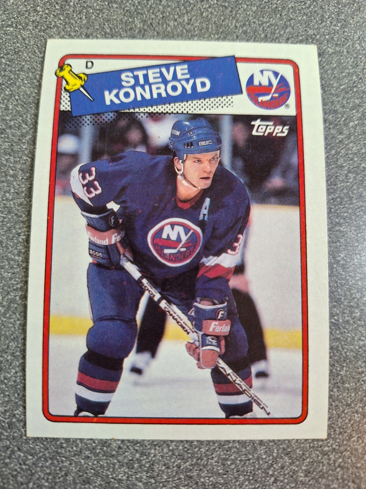 Steve Konroyd #171 Hockey Cards 1988 Topps trading card — raw and PSA graded price guide
