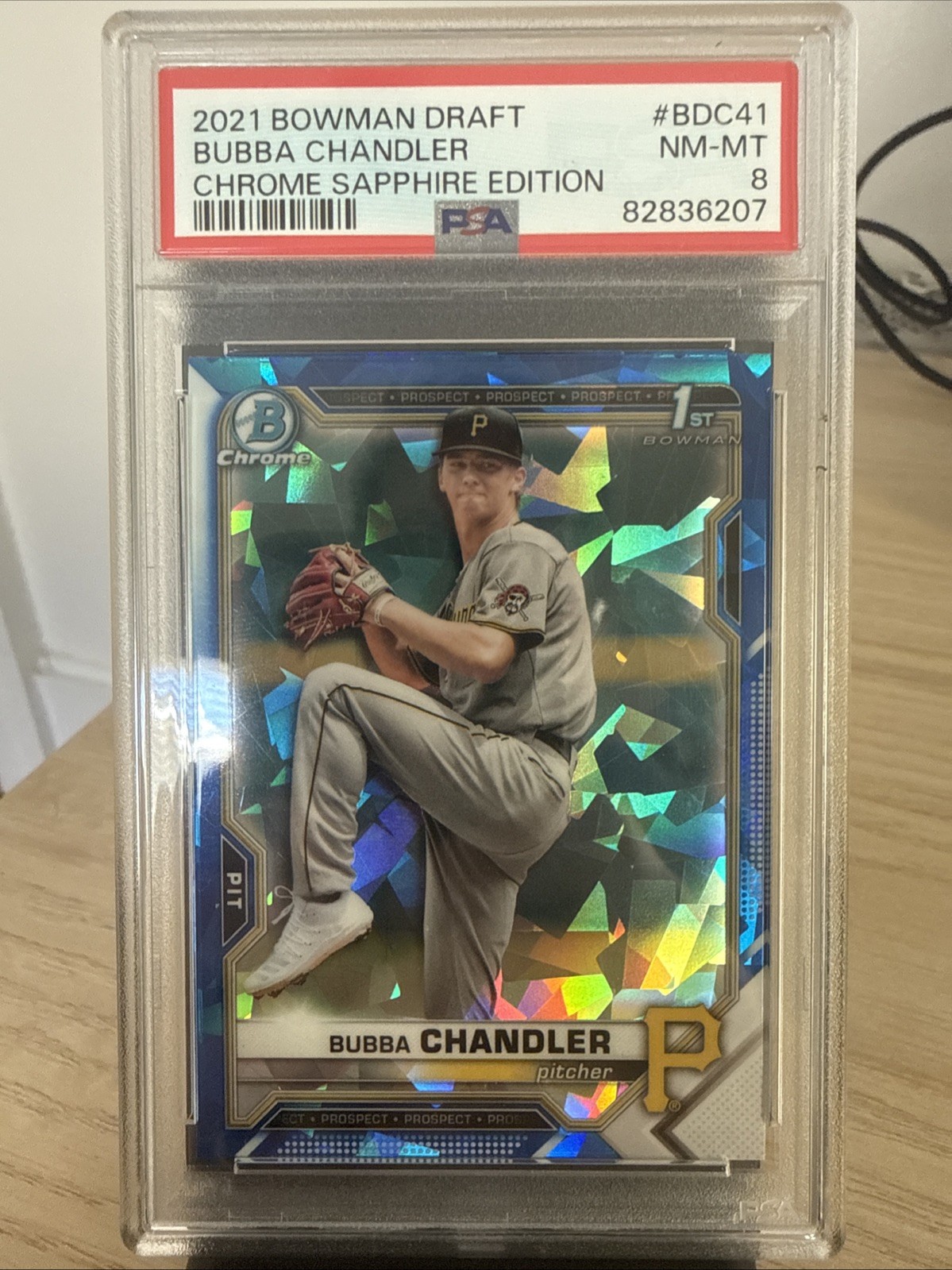 2021 Bowman Chrome Draft Sapphire Edition - Bubba Chandler #BDC-41 (RC)