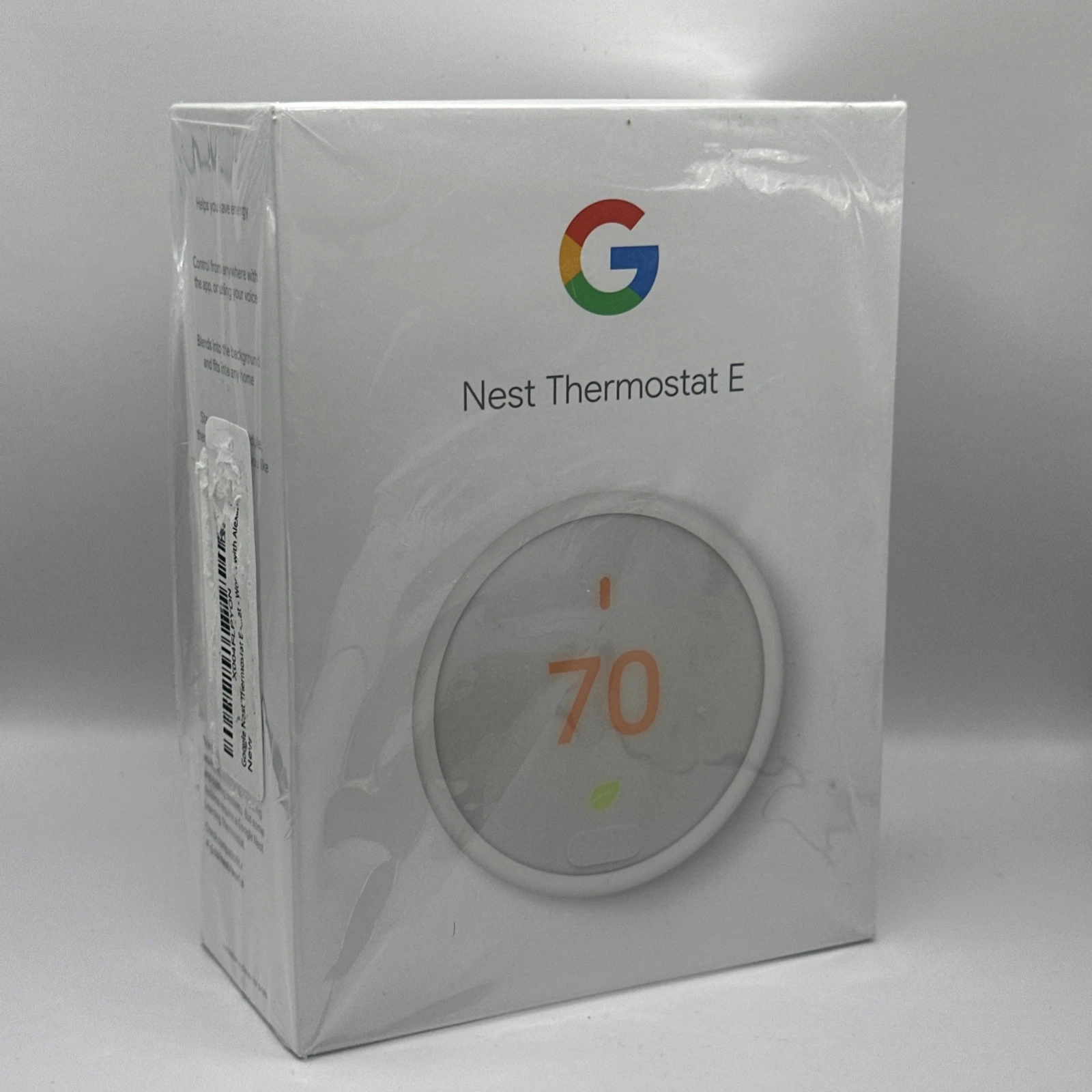 Google Nest Thermostat E Smart Thermostat - White ( A0063 ) with Trim Kit Bundle