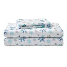 Eddie Bauer - Full Sheets, Cotton Flannel Bedding Set, 4 pieces, Brushed For Ext