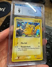 Pikachu 60/106 EX Emerald Reverse Holo Pokemon CGC 9 Mint 2005 on eBay
