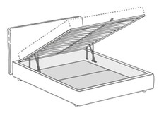Nobis Kieferbett mit Bettkasten | Massivholz | Naturholz | 100% Bio-Bett inkl. L