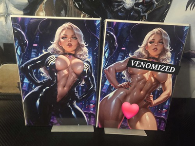 #ad #ad MULTIVERSE SAGA SYMBIOTE BLACK CAT COSPLAY 2 BOOK SET BY DHAXINA $45.00