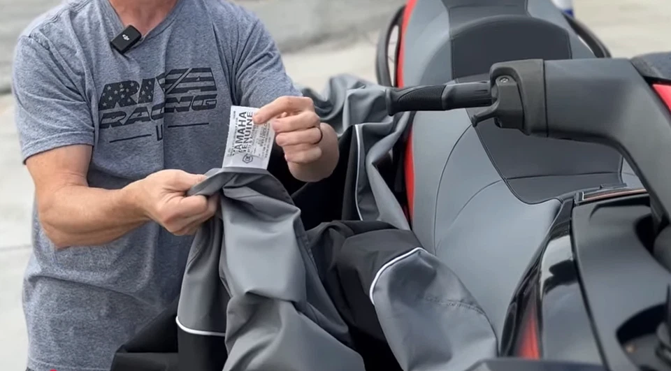 YAMAHA FX-SVHO FX-HO FX Cruiser FX 2012-2018 OEM Cover MWV-CVRCR-CH-18 |Charcoal - Image 3 of 4