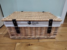 The British Hamper Company Wicker Basket With Carrying Handles ( Empty)