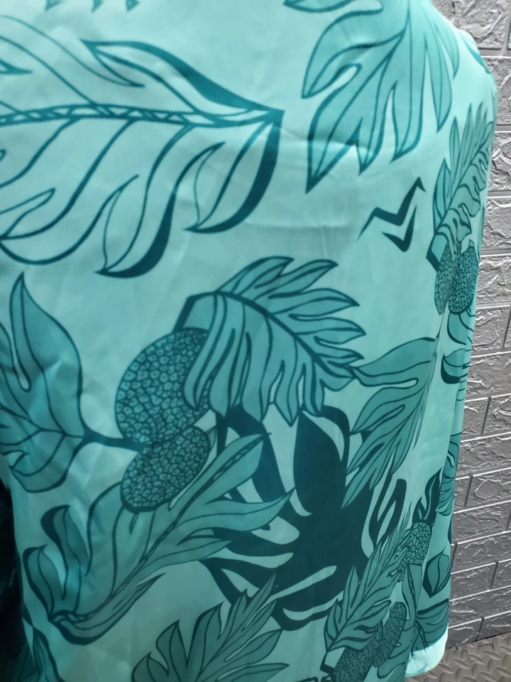 New Missing Polynesia Melani Cover Up Teal Size 1 US - Image 4 of 4