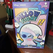 Miniso Disney Stitch Pillow Flight One Blind Box W/ One Random Figure Sealed