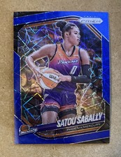 2025 Panini Prizm WNBA Satou Sabally Blue Velocity Prizm #4 Phoenix Mercury