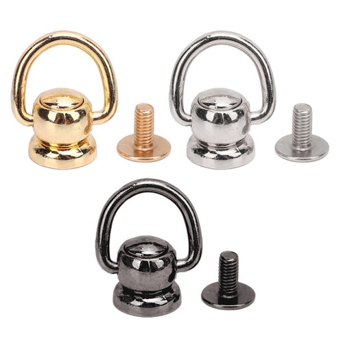 50 Sets Pull Ring Rivets Zinc Alloy Electroplating Multifunctional Screwback - Picture 20 of 32