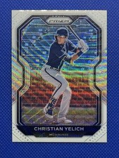 2021 Panini Prizm - Tier III Christian Yelich #242 White Wave Prizm