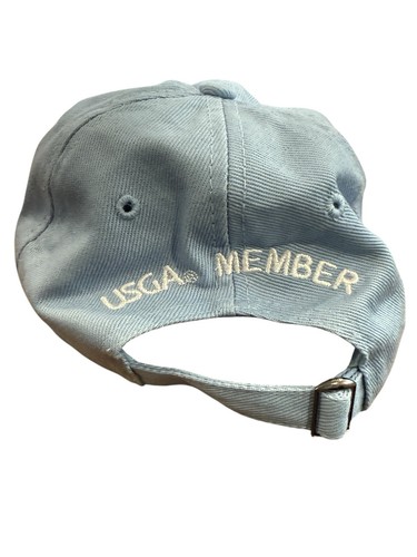 2019 US Open Pebble Beach Golf Hat Members Cap USGA Adjustable Strapback Blue - Picture 6 of 8
