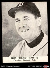 1947 Tip Top Bread Birdie Tebbetts Tigers 2 - GOOD