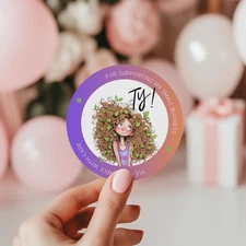 56 THANK YOU SEALS LABELS STICKERS FOR SMALL BUSINESS, CRAFTS, PARTIES 2 INCH