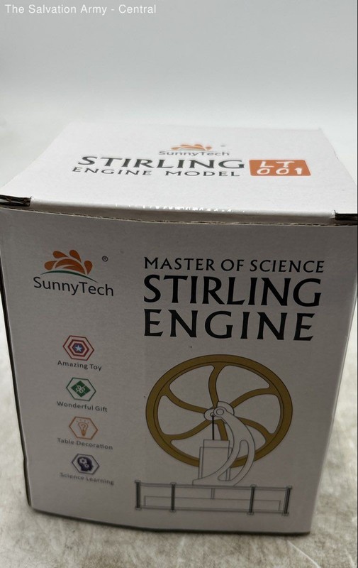 Sunnytech Master Of Science Stirling Engine Model Kit Toy In Box