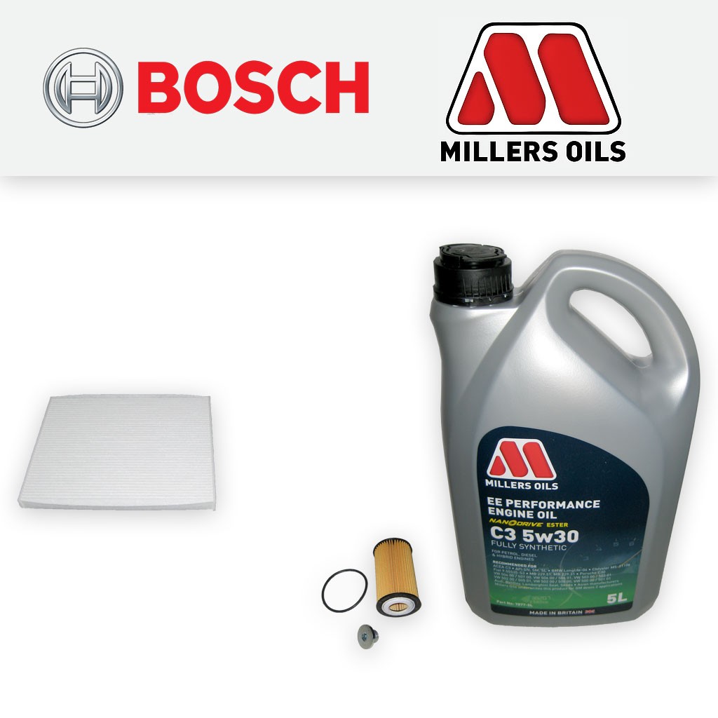 SERVICE KIT OPEL VAUXHALL CORSA D MK3 1.6 TURBO SRI VXR OIL CABIN FILTERS +OIL