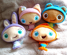 Waybuloo Full Set Four Smaller Soft Toys Plush Fisher Price 2009 Cbeebies