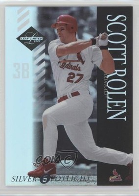 2003 Leaf Limited Silver Spotlight 92/100 Scott Rolen #71 HOF 17ka