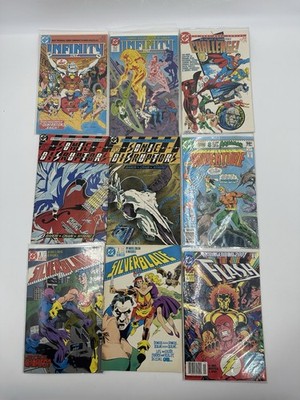 Vintage DC Comics Comic Books 1980s Infinity Inc Flash Aquaman Silverblade