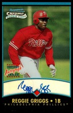 2001 Bowman Chrome Reggie Griggs Refractor Autograph #349 card