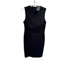 Banana Republic Women's Black Sleeveless Sheath Dress Size 10 AK11