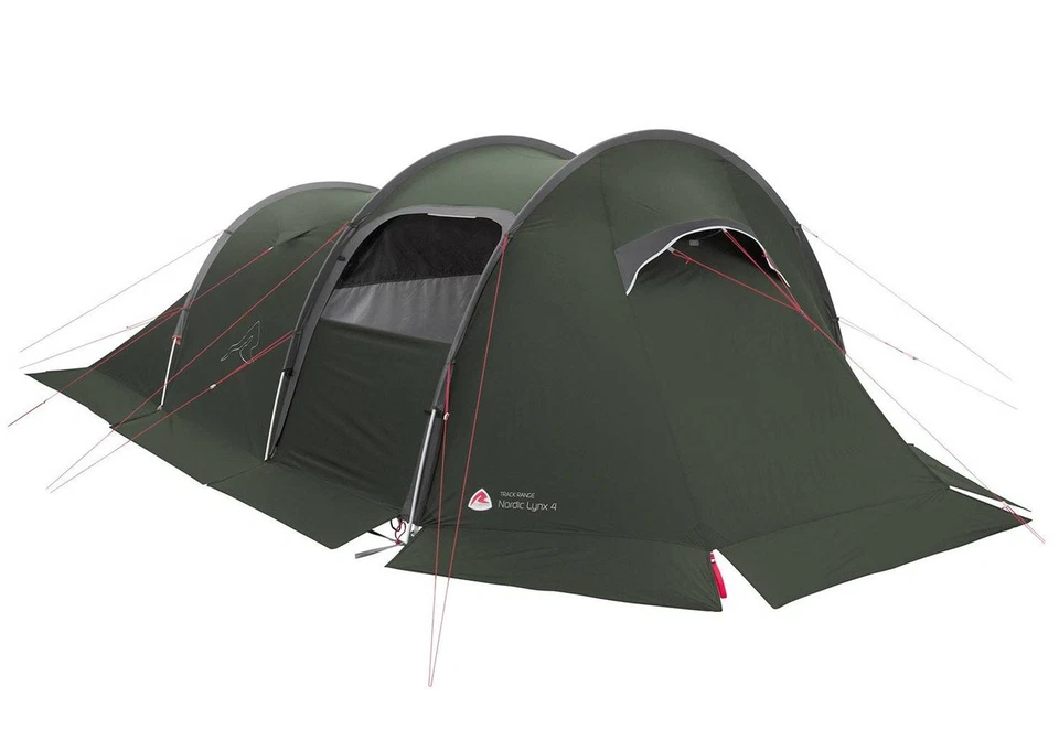 4 Personen Zelt Robens Nordic Lynx 4 Tunnelzelt Camping Zelt Olive - Bild 1 von 4