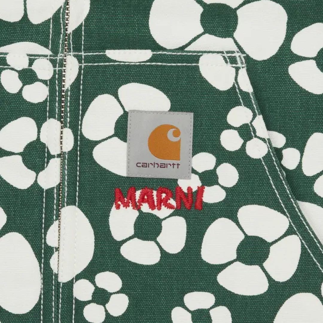 MARNI x Carhartt WIP Full Zip Hoodie Green Size S From Japan