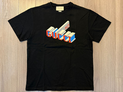 Gucci 3D 1921 Print Tee Shirt black sz S