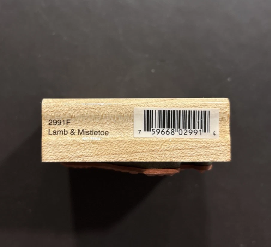 Carimbo de borracha montado Penny Black Lamb & Mistletoe 2991F por Margaret Sherry - Imagem 3 de 4