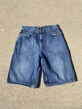 Y2k super baggy Footaction washed jorts 36