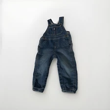 Oshkosh B'Gosh Overalls Kids Jean Denim Snap Bottom 18 Months Unisex Baby