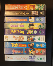 Collection Of 9 Kids movies on VHS. Good condition.