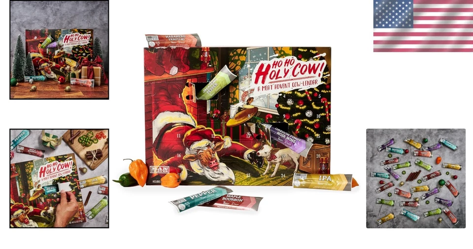 Unique Jerky Advent Calendar - Merry Meats for Christmas - Image 2 of 4