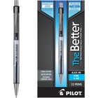 Pilot The Better Ball Point Pen Refillable & Retractable 12 Ballpoint Pens Fine