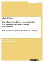 The Relationship Between Sustainability Development And Organizational Effective